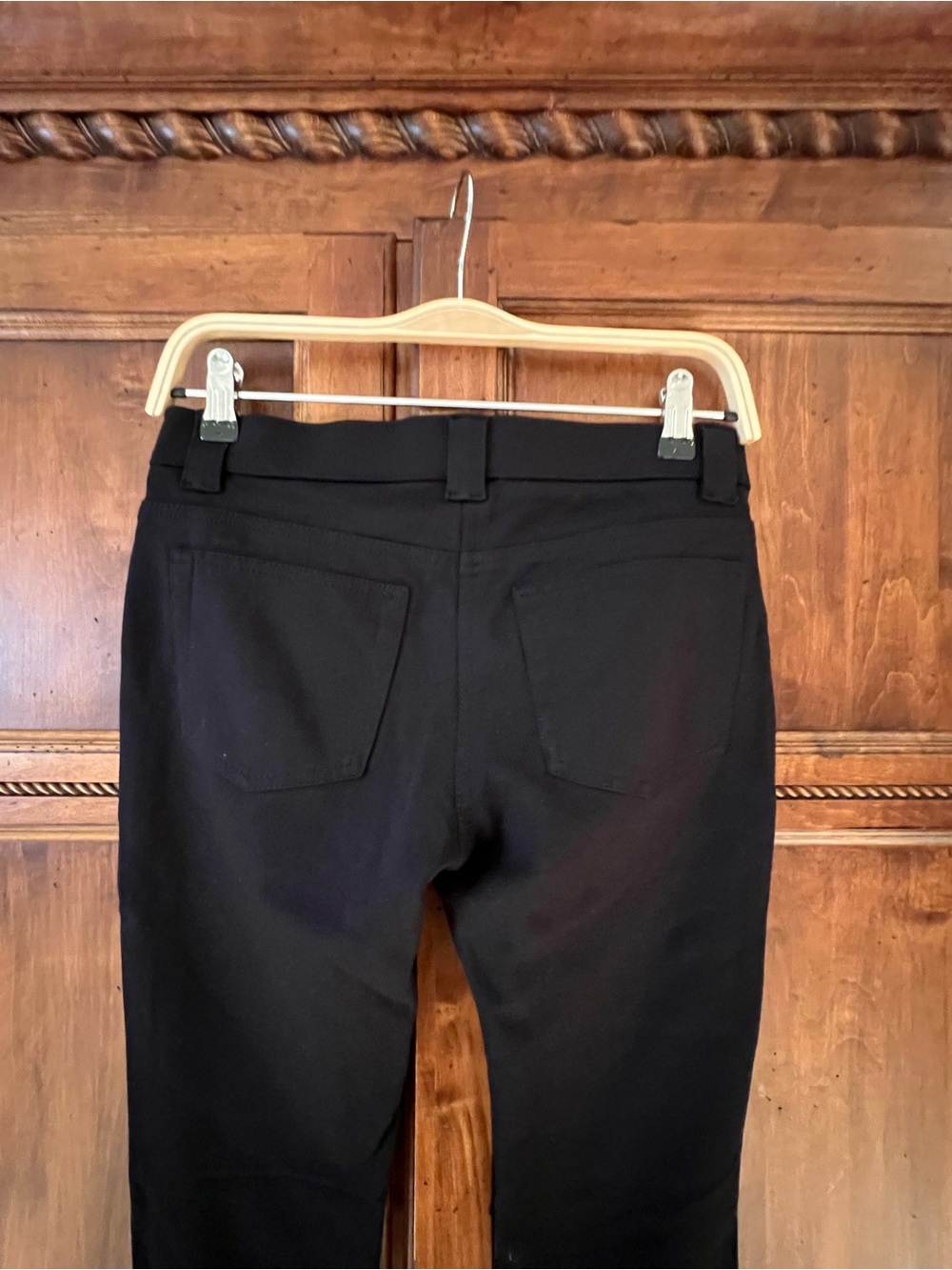Theory Elly_Rave Skinny Ankle Black Pull On Pants | Belt Loops | SZ M | Like New - Picture 4 of 12